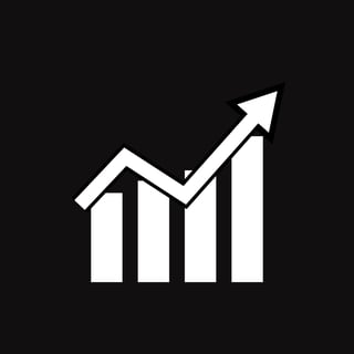 bigstock-Graph-Icon-On-Black-Background-281405383